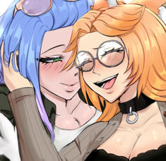 Mem & Zoomie by @Corbiyaki